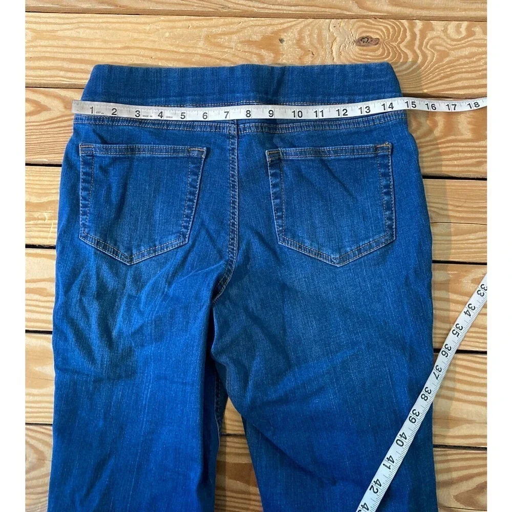 NEW D&Co Denim Pull On Jeggings Petite Size 4P Women’s Blue - Picture 7 of 9